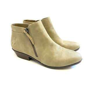 Sam Edelman Petty Packer Putty Leather Ankle Boots